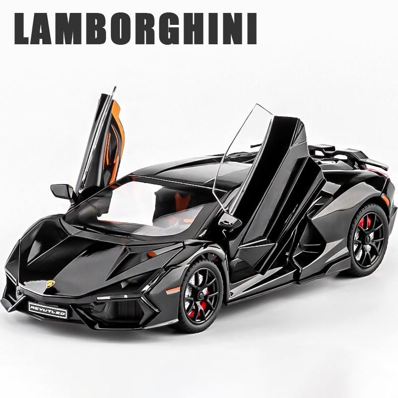 1:24 Lamborghini Revuelto Super Sports Car Alloy Car Die литье игрушечная машинка металлическая игрушечная машинка модель звук и свет инерционный механизм коллекция детская игрушка