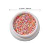 1 коробка Разноцветные блестки-конфетти для нейл-арта, круглые пайетки для ногтей, хлопья, аксессуары для 3D-декора