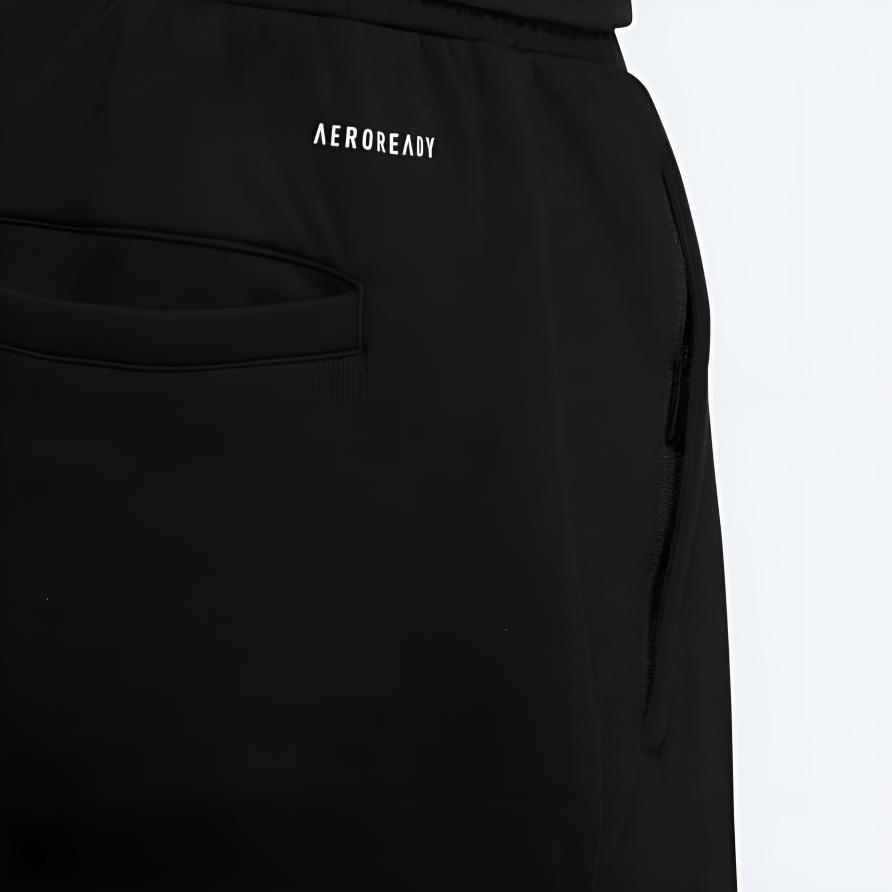 adidas Контрастные полосатые джоггеры с логотипом, мужские брюки, черные HE7445