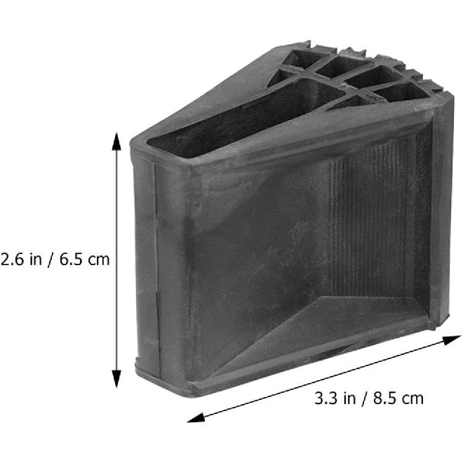 2pcs Folding Ladder Sliding Mat Ladder Feet Cushion Rubber Step Ladder Feet Ladder Security Bumper Bumpers Telescoping Ladder Non-skid Ladder Pads