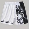Мужские спортивные шорты больших размеров с 3D крутым графическим принтом дракона на лето