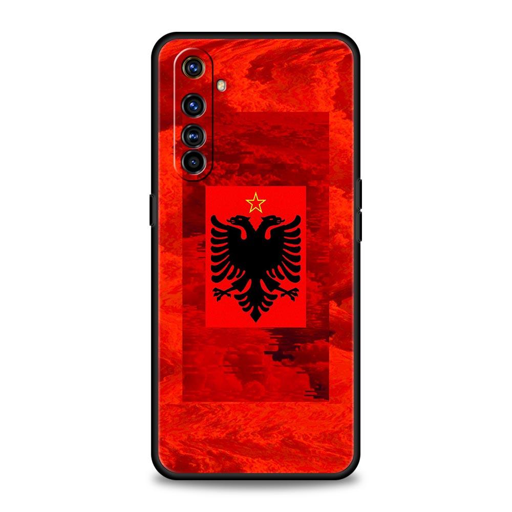 Чехол для телефона Realme 12 11 10 9 8 5G 7 6 GT5 GT3 GT2 Pro Plus C21 C11 C25 C35 для Realme GT Neo 2 3 3T 5, чехол с флагом Албании