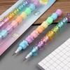 2Pcs/Pack Cartoon Animals Mechanical Pencils Kawaii Hb Lead Non Sharpening Pencil For Writing Stationery Kids Gift