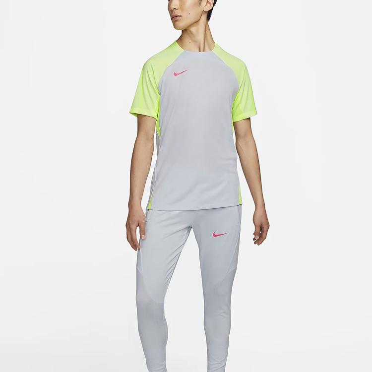 Nike Solid Color Crew Neck Pullover Short Sleeve T-Shirt Men Tops Green DV9238-043