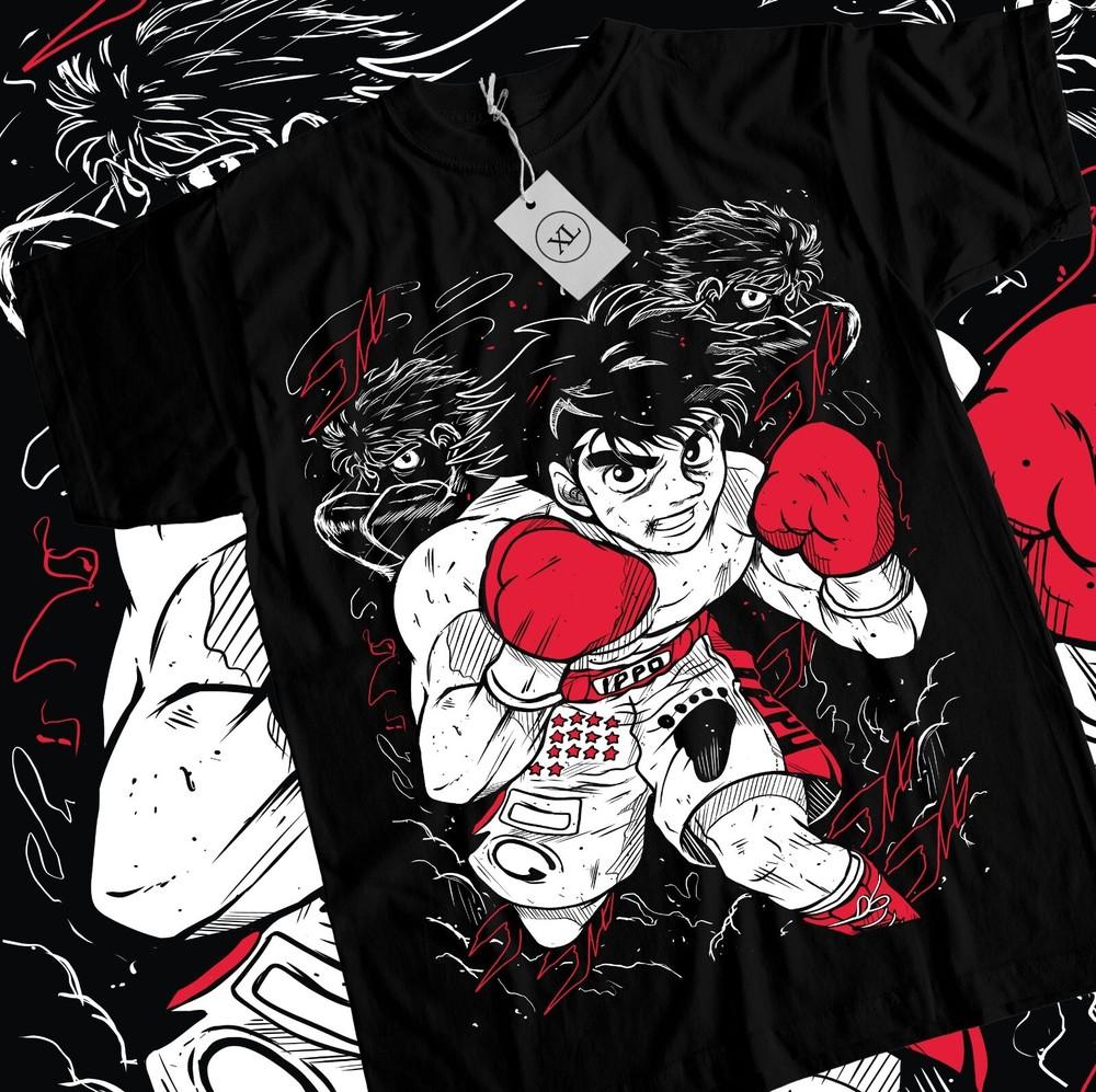 Футболка Hajime No Ippo Боксерский зал Камогавы Иппо Макуноучи Kbg Спортивная футболка Унисекс