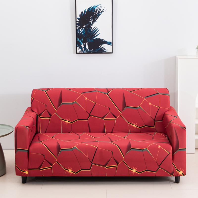 Floral Sofa Cover Fit L-Shaped Stretch Modern Chair Couch Cover Sofa Covers For Living Room Furniture Protector 1/2/3/4 Seater
