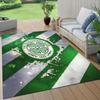 Celtic FC Flannel Pattern Square Carpet,Area Rug,Carpet Rug for Living Room Bedroom Sofa Playroom Decor,Non-slip Floor Mat