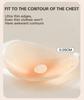 Silicone Water Drop Nipple Covers, Invisible Push-Up Bra Pads for Wedding Dresses, Prevents Sagging, No Shoulder Strap Support