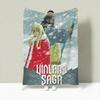 Anime V-Vinland Saga Throw Lightweight 240g Flannel Blanket Soft Skin-friendly for Summer Cooling