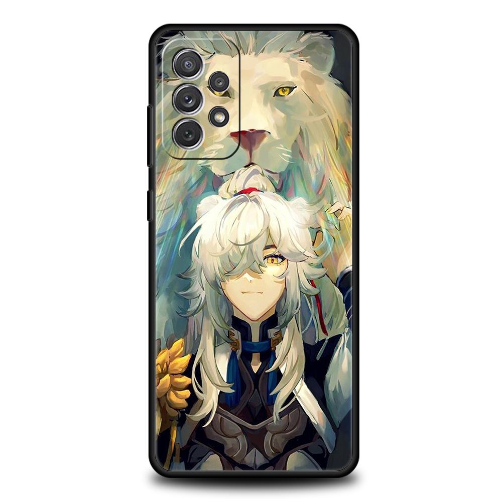 Чехол Honkai Star Rail Blade Jing Yuan для Samsung A24 A12 A14 A32 A50 A70 A20E A20S A10S A22 A30 A40 A34 A54 A42 A52 A04s