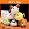 Animal Whimsical Bubbling Plush Keychain Cute Plush Hanging Decor In Various Colors