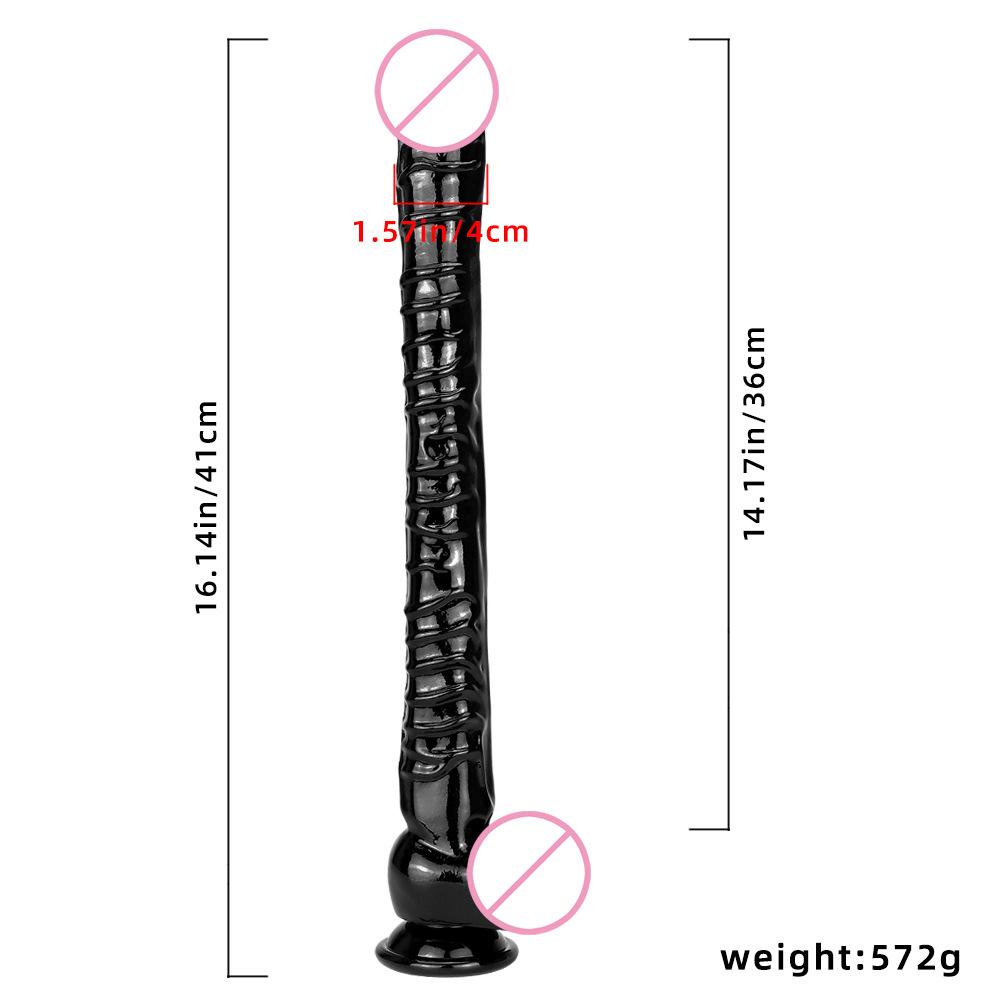 Реалистичный удлиненный силиконовый фаллоимитатор 40 см, вагинальный G-пятно на присоске, анальная пробка, гигантская анальная пробка, игрушка, женские секс-игрушки, мужская анальная пробка