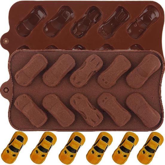 Car Silicone Chocolate Molds For Chocolate Candy Ice Cube Trays