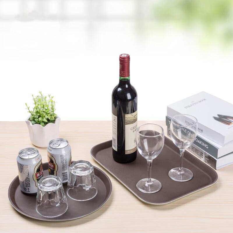 Homeglen Утолщенный Нескользящий Пластиковый Поднос для Сервировки