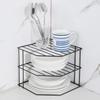 Kitchen Storage Corner Shelf Seasoning Pot Bowl Dish Glasses Countertop Organizer Rack 3 Tier Removable Cosmetic Makeup Holder 2