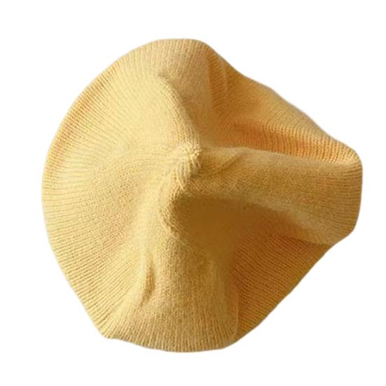 Детская шапка художника Yousheng, цветная вязаная эластичная, сохраняющая тепло, нескользящая, детская вязаная шапка, однотонный осенне-зимний берет, уличная шапка