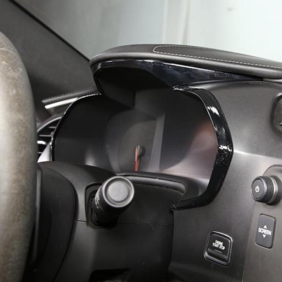 Glossy Black Dashboard trument Panel Trim for Corvette C7 2014-