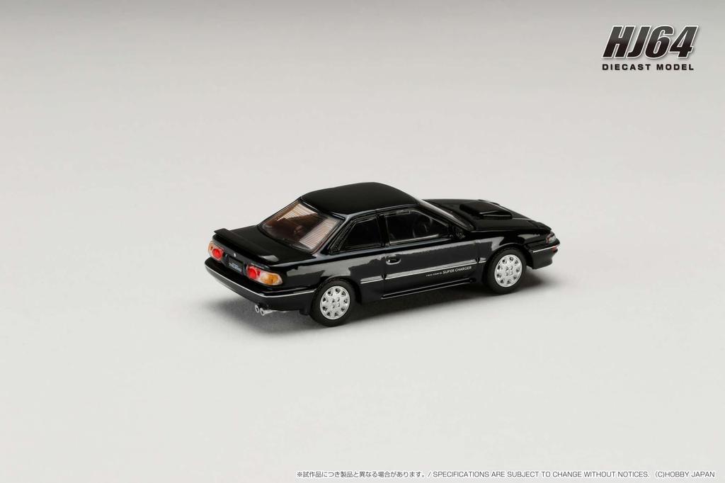 HJ64 Toyota Sprinter Trueno AE92 Черный металлик 1/64 GT-Z (Готовая модель)