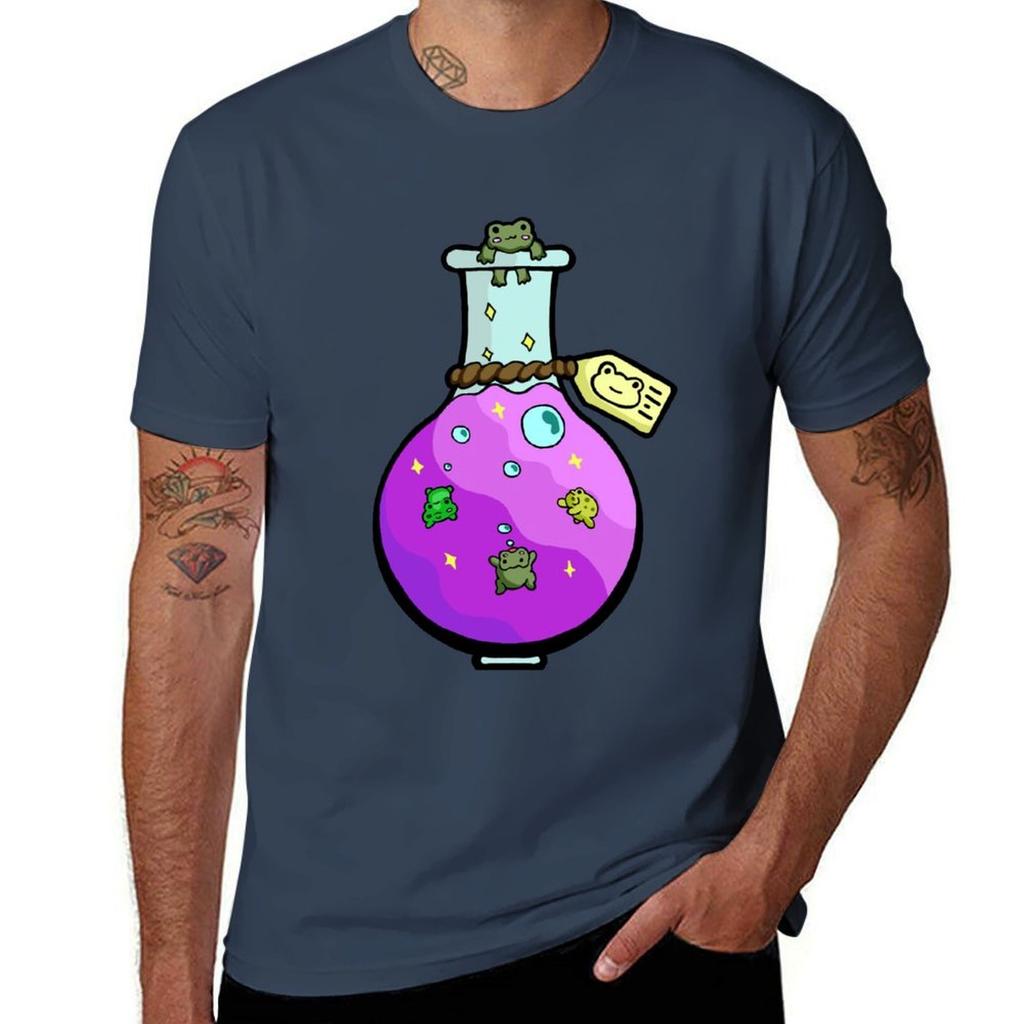 Bottled Ribbits Tshirt Simple Casual Short Sleeve Cotton Tshirt