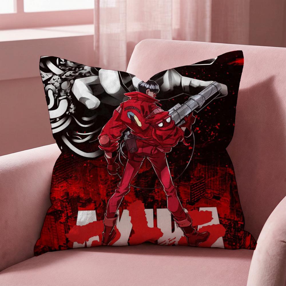 A-Akira ANIME Cushion Cover Multi-Scene Pillow Cover for Home & Car - Reversible, Soft & Durable for Daily Use