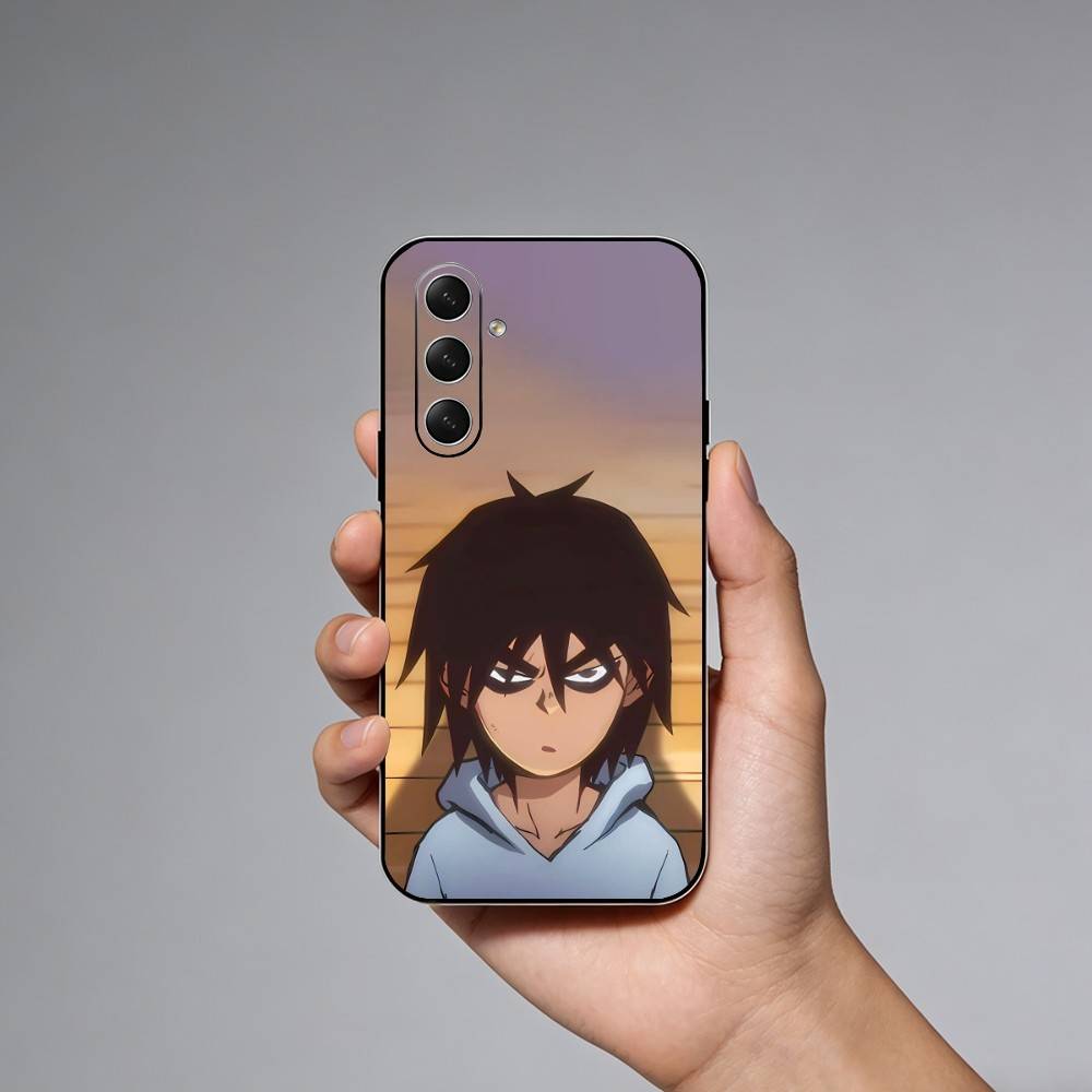 S-Ножницы COOL S-Seven Аниме Чехол для телефона Samsung Galaxy A73,A21s,A22,A31,A52,A53,A71,A41 Мягкий Черный Корпус