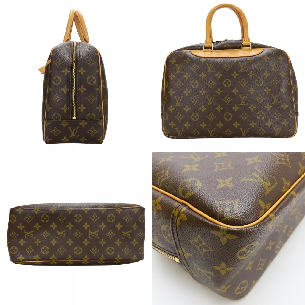 Used LOUIS VUITTON Handbag Deauville M47270 Bowling vanity Monogram/Nume leather Brown Classic
