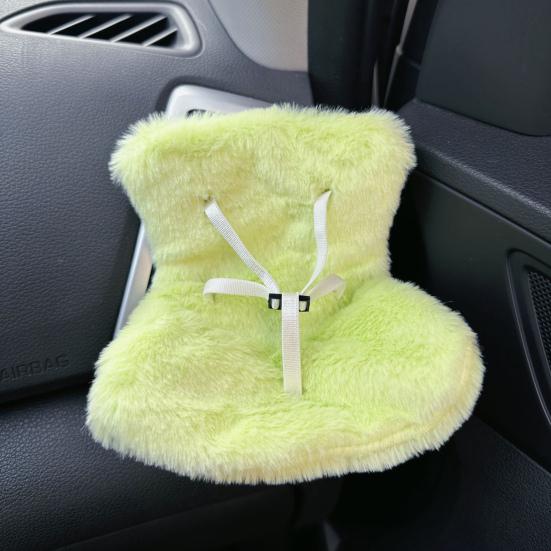 Car Safety Seat for Dolls Decorative Sofa Seat with Furry Cushion And Headrest for Car Air Vents Decor To Display Doll Toy