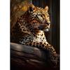 Modern Forest Grassland Wildlife Lion Tiger Panda Falcon Brown Bear Poster Canvas Paintings Wall Art Pictures Home