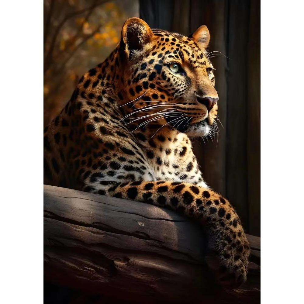 Modern Forest Grassland Wildlife Lion Tiger Panda Falcon Brown Bear Poster Canvas Paintings Wall Art Pictures Home