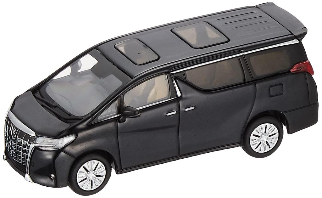 Gaincorp Products 2019 Toyota Alphard Черный металлик Готовая модель для демонстрации 1/64 Правый руль KS004-18