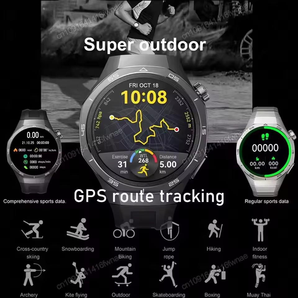 Новые часы Watch 5 Умные часы 5 Pro Мужские HD AMOLED Экран GPS Пульс Bluetooth Звонки IP68 Водонепроницаемые Мужские Умные часы Праздничные подарки