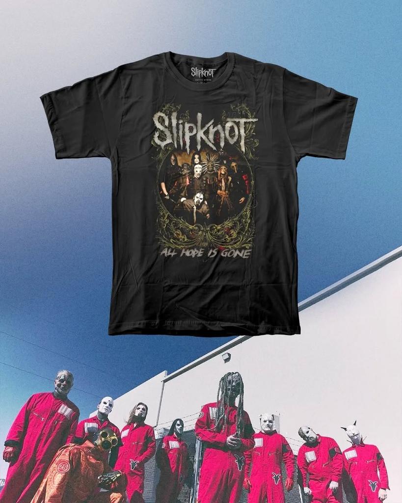 Slipknot Тяжелый Металл Группа Графическая Футболка Мужчины Женщины Лето Хлопок Оверсайз Уличная Одежда Короткий Рукав Мода Ретро Футболка Одежда