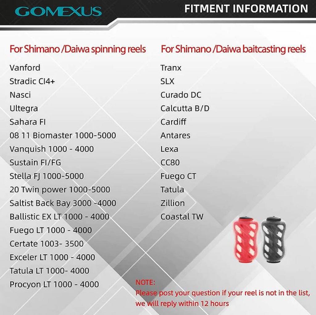 Gomexus S20GNBK Ручка TPE Green Clear 22 мм Shimano A, Daiwa S (3940)