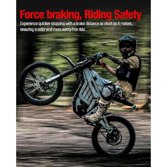 Прочный усиленный задний тормозной диск из нержавеющей стали толщиной 203 мм для Light Bee/Surron/Sur-Ron/Sur Ron X/Sur Ron S/X160/X260