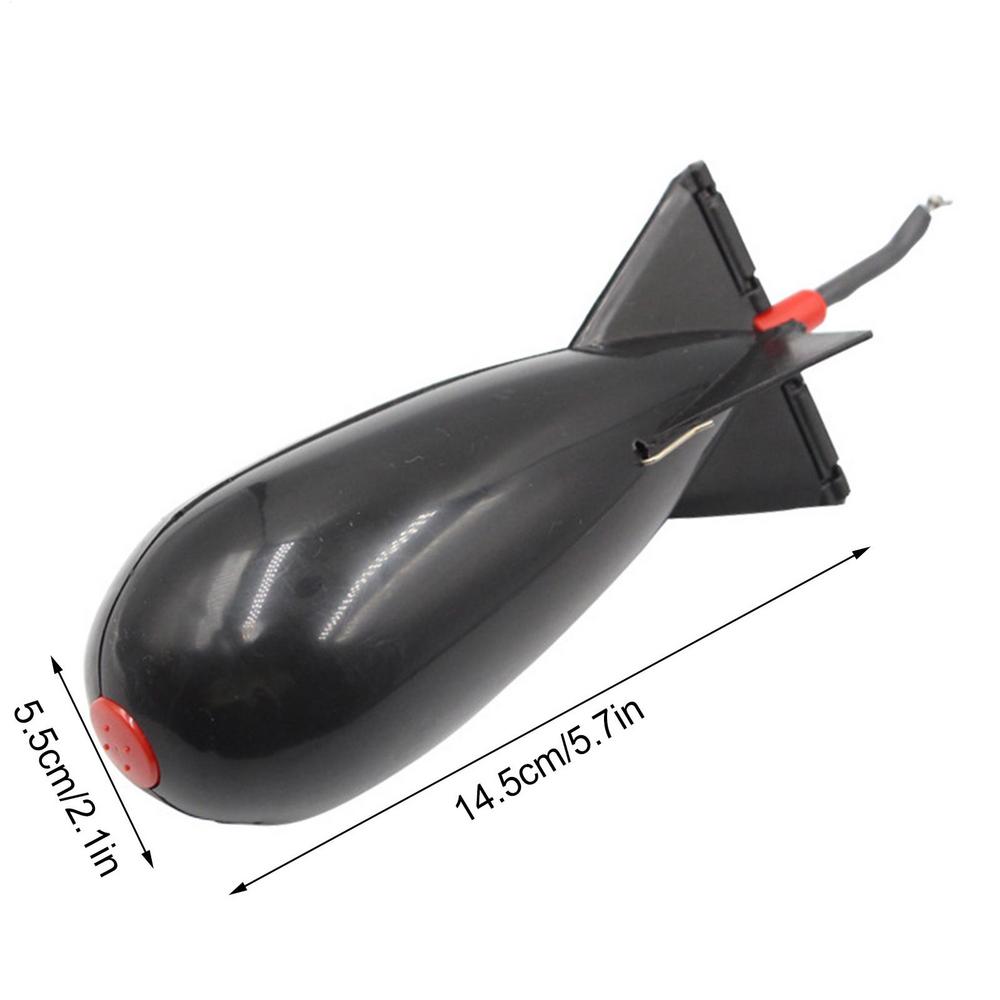 Fishing Accessories Carp Fishing Rocket Feeder Large Small Spod Bombs Float Lure Bait Holder 14.5cm Pellet Rockets Feeders