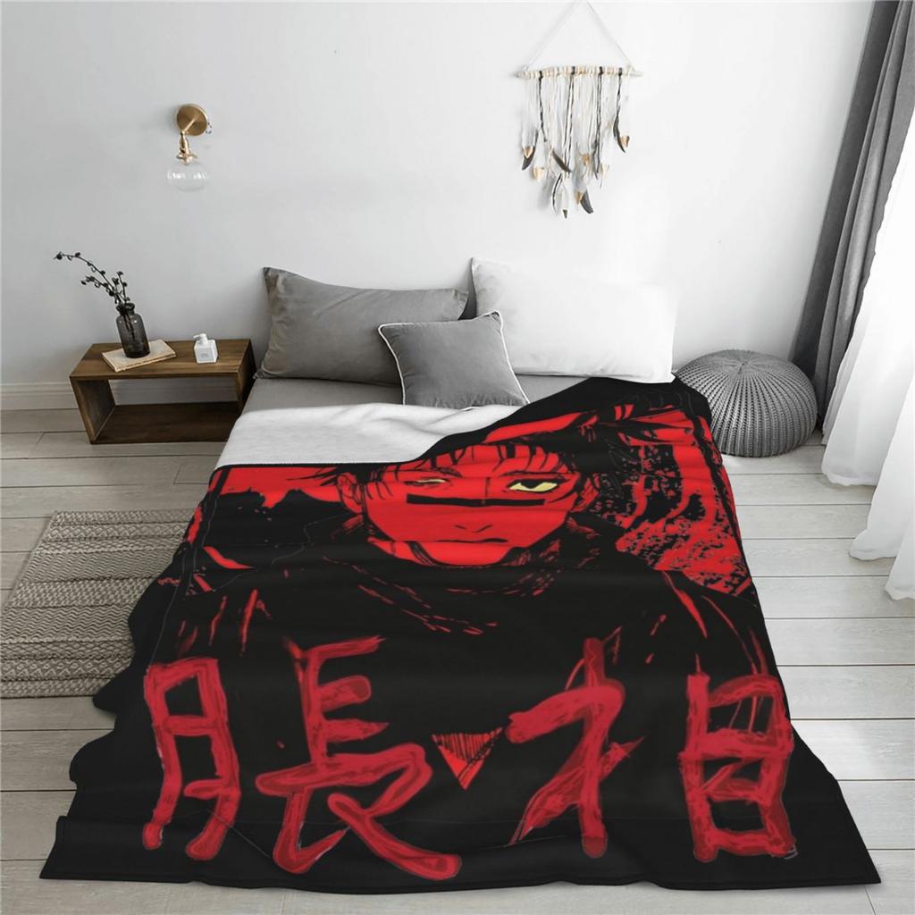 Cozy Choso JJk Manga Jujutsu Kaisen Blanket Merch Bedding Decorative Red Blood Blanket Throw Ultra-Soft Flannel for Office