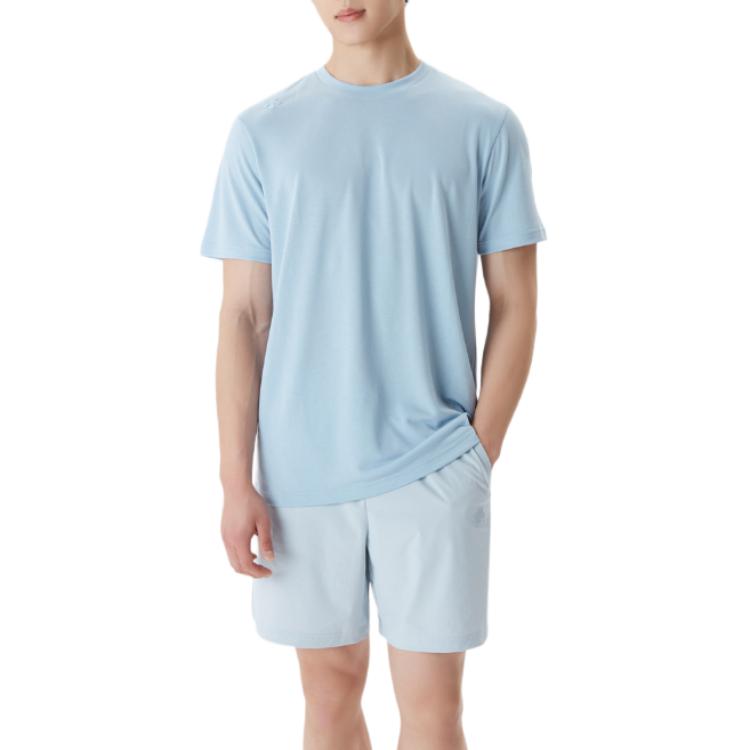DESCENTE T-Shirts Men's Crew Neck Moderate SP221DTS41