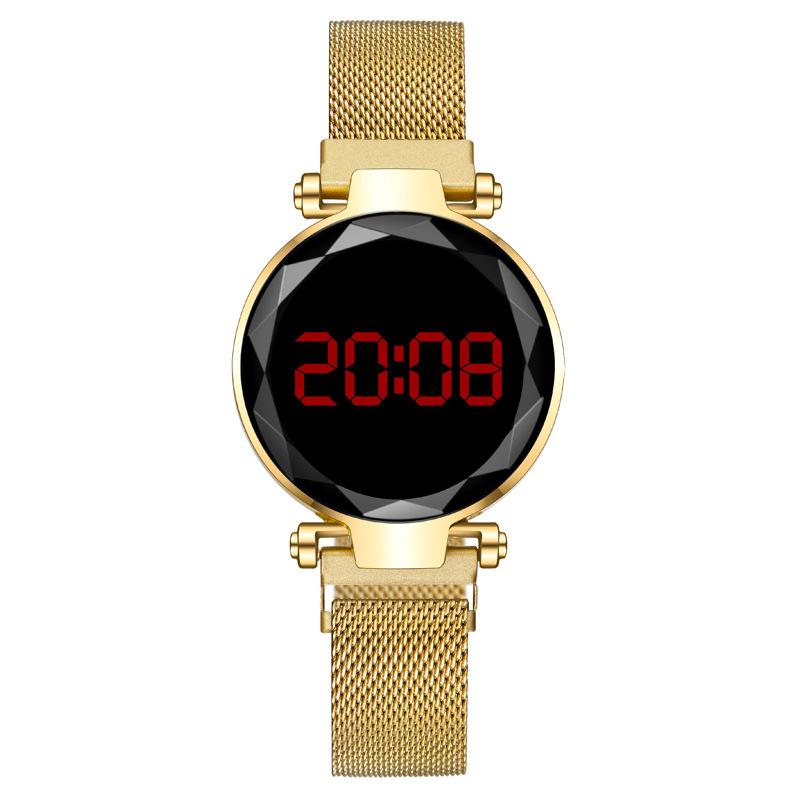 LED Electronic Watch Women's Watch Women's Watch Magnet Iron Magnet Lazy Processing Customization