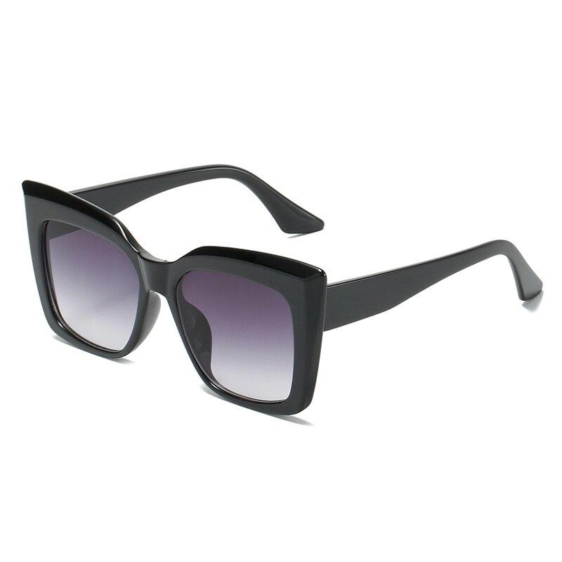 Модные большие солнцезащитные очки «кошачий глаз» женские модные цветные леопардовые очки тени UV400 мужские квадратные градиентные солнцезащитные очки EMA