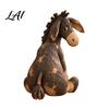 Anthropomorphic Animal Statue Rustic Donkey Figurine Distressed Resin for Shelf Mantel Retro Style Country Home Tabletop Accent Decoration