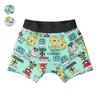[Children's Clothing] Moujonjon (Moojeongjeong) JR Shinkansen Train Pattern Boxer Shorts/underwear 100cm-130cm B51792