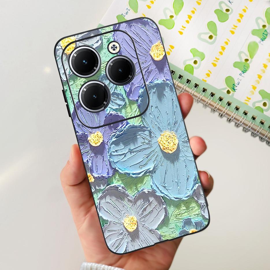 Чехол для Infinix Hot 40 Pro X6837 Милый Модный Чехол Мягкий Силиконовый Чехол для Телефона Для Infinix Hot 40i Hot40 Pro Hot40i Чехлы Бампер