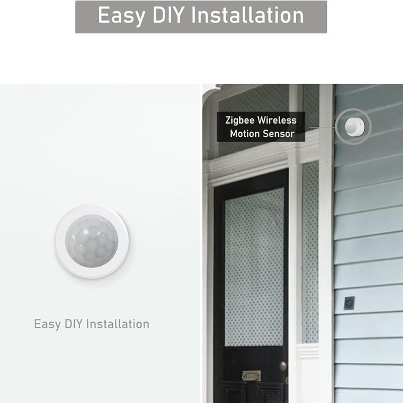 Новый Zigbee PIR Датчик Движения Инфракрасный Датчик Движения Человеческого Тела Датчик Охранной Сигнализации Поддержка Для Home Assistant