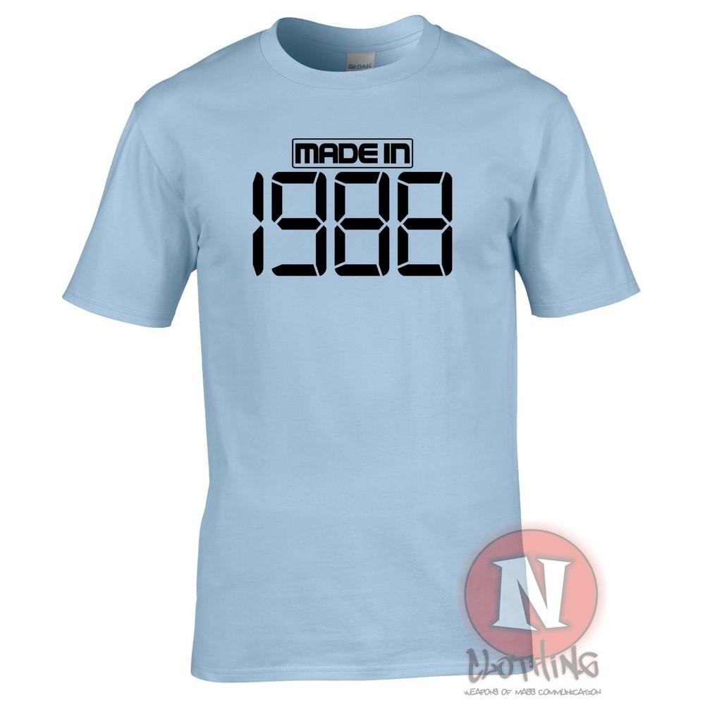 Made In 1988 TShirt Birthday Party Celebration Fancy Dress Teeshirt