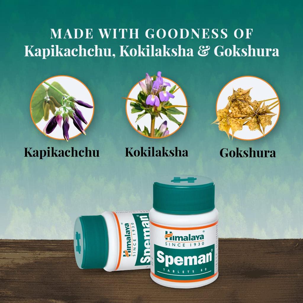 Himalaya Таблетки Спеман - 60 таблеток X Упаковка из 2 штук