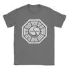 Мужские футболки Dharma Initiative Новинка 100% хлопок Футболки с коротким рукавом Футболки с круглым вырезом Одежда Большой размер