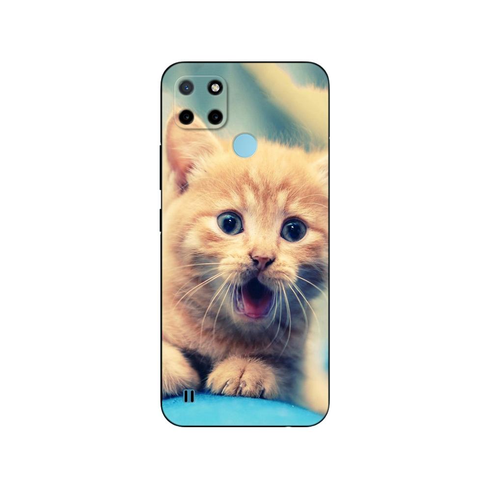 Силиконовый чехол для Realme C21Y C25Y, задняя крышка для телефона OPPO Realme C21Y C25Y, 4G, мягкий чехол RMX3261, черный чехол из ТПУ 6,5 дюйма