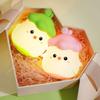 Kawaii Patter Light, перезаряжаемый силиконовый ночник, настольная лампа для спальни, мягкий свет, защита глаз для сна