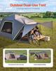 SUV Camping Tent Outdoor SUV Tent with Awning Waterproof for 5-8 Person