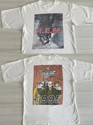 Винтажный стиль 1995 R.E.M. Унисекс Футболка Монстр Все Размеры R408